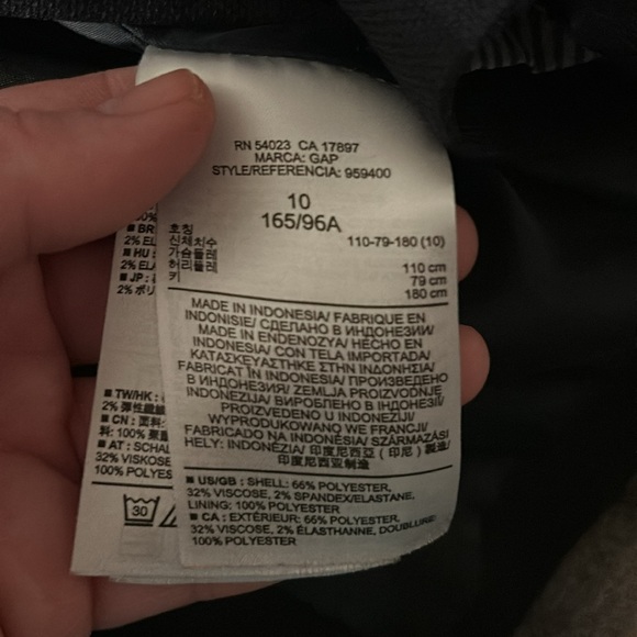 GAP academy blazer size 10/Navy - Picture 4 of 5